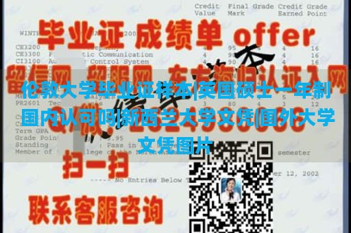 伦敦大学毕业证样本|英国硕士一年制 国内认可吗|新西兰大学文凭|国外大学文凭图片