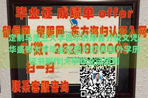 定制马里兰大学巴尔的摩县分校文凭|华盛顿大学毕业证图片|仿真国外学历证书制作|大学毕业证定制